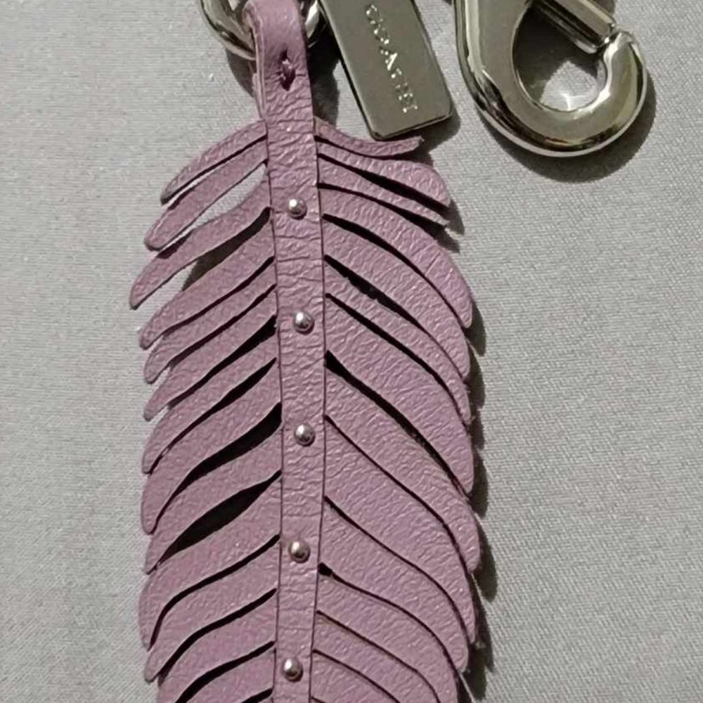 Coach Feather Keychain/Bag Charm